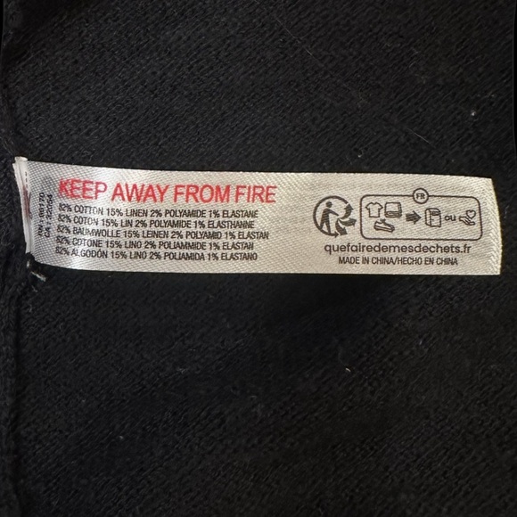 Free People Beach Tula Sweater Dress Size Large Black Midi Length V Neckline - Picture 11 of 14